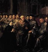 HERRERA, Francisco de, the Elder St Bonaventure Enters the Franciscan Order oil painting artist